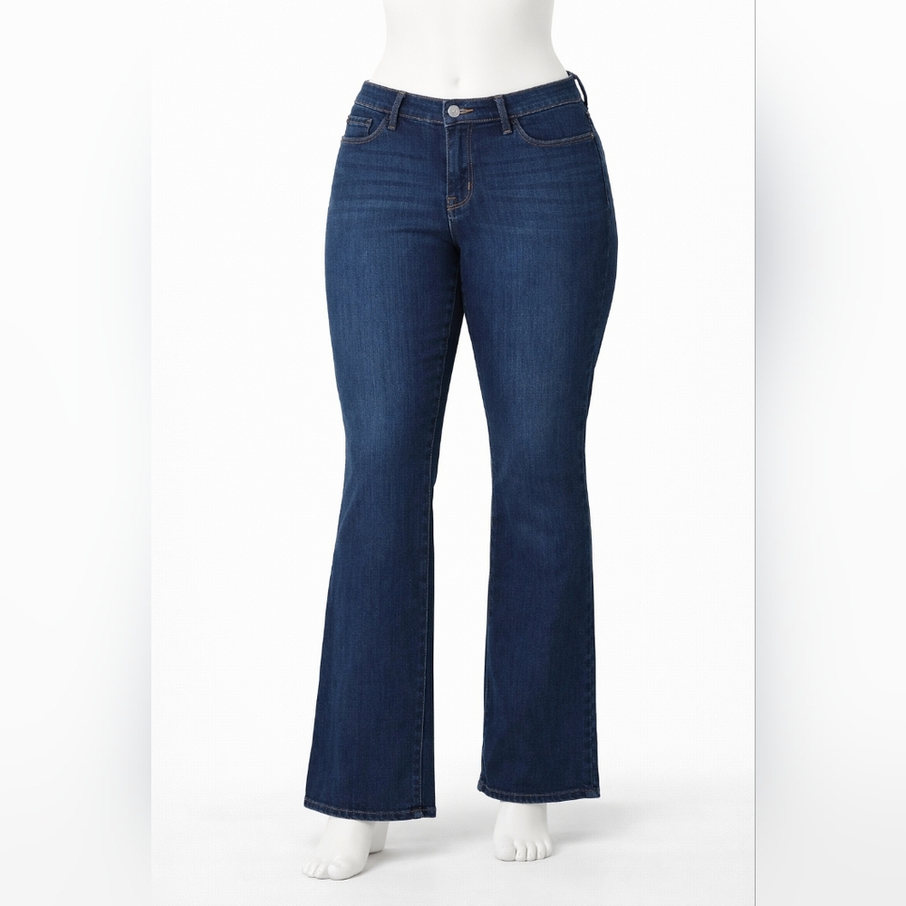 Old Navy Mid Rise Kicker Boot-cut Womens Jeans Size 12 Long